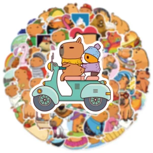 10/30/55pcs Kawaii Animal Capybara Graffiti Stickers Cute Waterproof Decals for Diary Stationery Phone Funny Kid DIY Sticker Toy - Image 5