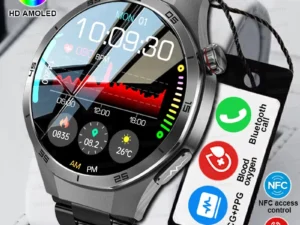 2025New NFC ECG+PPG Health Smart Watch Micro physical examination Blood Oxygen Sports Watch Men Health track Smartwatch Women