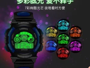 Electronic Watch For Boys Girls Children Luminous Dial Military Sport Watches for Kids Waterproof Multi-function Digital Watch
