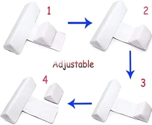 Baby Side Sleeping Pillow Head Protecter Newborn Head Anti-Spitting Milk Travel Pillow Infant Sleeping Wedge Cushion - Image 5