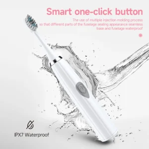 Electric Toothbrush for Adults Soft DuPont Bristle Portable Battery Endurance IPX7 Waterproof Intelligent Effective Oral Care - Image 3