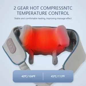 Foreverlily 26W Neck And Shoulder Massager Wireless Shoulder And Back Kneading Massage Shawl Trapezius Neck Cervical masajeador - Image 6