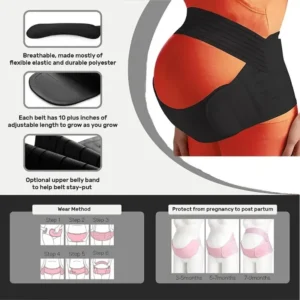 Pregnant Women Support Belly Band Back Clothes Belt Adjustable Waist Care Maternity Abdomen Brace Protector Pregnancy - Image 7