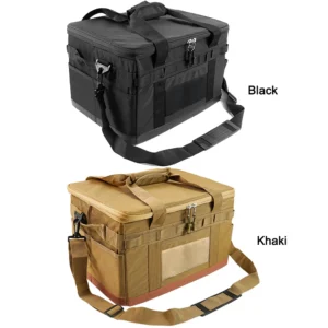 30L Camping Cooking Utensil Organizer Large Capacity 600D Camping Gas Tank Storage Bag Picnic Bag Fodable for Outdoor Camping - Image 5