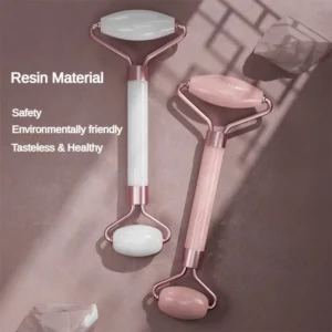 2Pcs Face Massager Roller Guasha Board Resin Scraper Wrinkle Remover Massage Roller for Facial Lifting Body Slim Skin Care Tools - Image 4