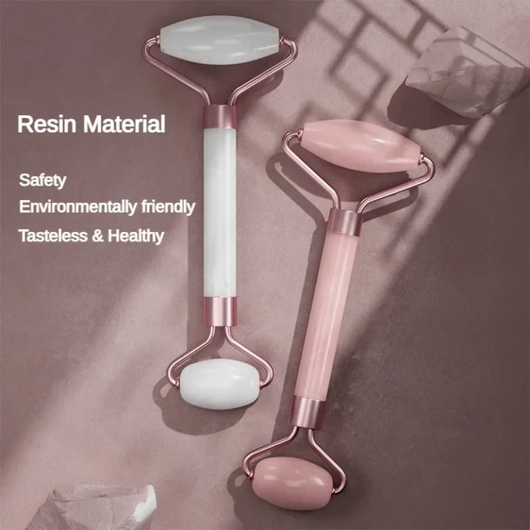 2Pcs Face Massager Roller Guasha Board Resin Scraper Wrinkle Remover Massage Roller for Facial Lifting Body Slim Skin Care Tools - Image 4