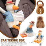 NEW Duck Creative Ass Tissue Box Soft Cartoon Paper Napkin Case Cute Animals Car Paper Boxes Lovely Napkin Holder For Car Seat