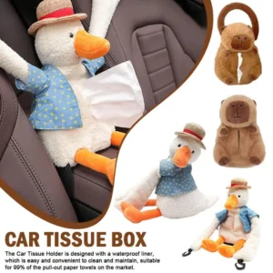 NEW Duck Creative Ass Tissue Box Soft Cartoon Paper Napkin Case Cute Animals Car Paper Boxes Lovely Napkin Holder For Car Seat