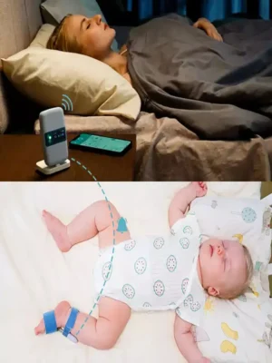 Babyo2 S2 Rechargeable Bluetooth Smart Audio Reminder Wearable Baby Oximeter Spo2 Sleep Heart Rate Baby Blood Oxygen Monitor - Image 5