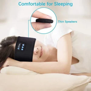 Fone Bluetooth Earphones Sports Sleeping Headband Elastic Wireless Headphones Music Eye Mask Wireless Bluetooth Headset Headband - Image 3