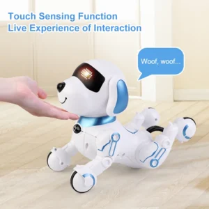 ZWN RC Robot Electronic Stunt Dog Toys Voice Command Programmable Touch-sense With Music Song Robot Dog for Children's Gifts - Image 6