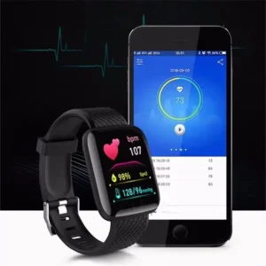Smart Watch Sport Fitness Bracelet Control Music Message Display Pedometer Bluetooth Connect Smartwatch 116 Alarm Clock Weather - Image 3