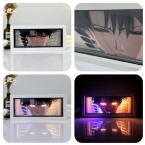 Anime Paper carving Box Light Remote control model multiple colors Gamer Bedroom Decoration party present - Image 5