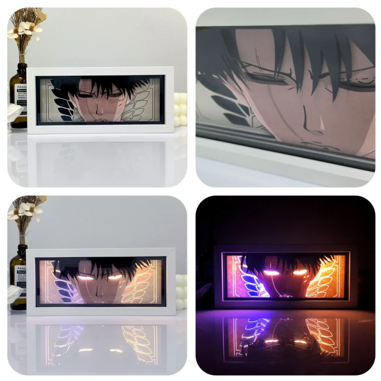 Anime Paper carving Box Light Remote control model multiple colors Gamer Bedroom Decoration party present - Image 5
