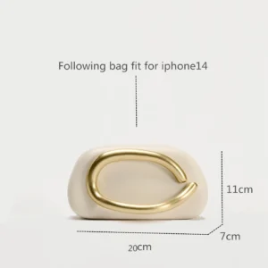 Gold Closure Box Clutch Bag women evening wedding party cute purse bag handbag 2024 new - Image 3