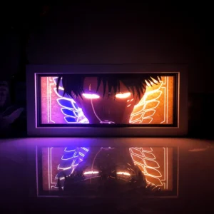 Anime Paper carving Box Light Remote control model multiple colors Gamer Bedroom Decoration party present
