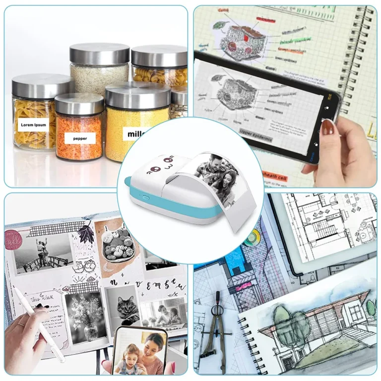 Mini Printer Portable Bluetooth Wireless Smart Label Thermal Portable Printers Stickers Paper Wireless Printers Children Gifts - Image 5