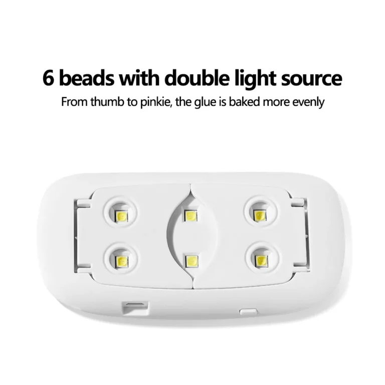 Foldable Nail Lamp 6w Uv Led Lamp For Nails Machine 6 Uv Leds Gel Nail Polish Dryer Lamp Manicure Tool Professional Equipme - Image 5