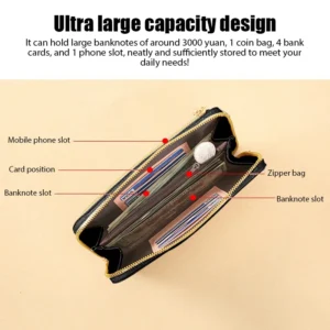 Touch Screen Phone Bag Crossbody Bags Multifunctional Shoulder Wallet Mini Women's Bag Wear-resistant Mobile Wallet Card Holder - Image 7
