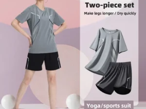 Sportswear, women's badminton suit, table tennis quick-drying clothes, short sleeves and shorts, running and fitness