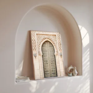 Morocco Door Indian Architecture Travel Poster Print Gallery Islamic Wall Art, Marrakech Boho Canvas Painting Home Decor Gift - Image 4