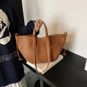 Kleine Nischendesign-Pendeltasche mit großem Fassungsvermögen für Damen 2024, neue Herbst-Retro-Mode-Handtasche, vielseitige Einkaufstasche - Image 4