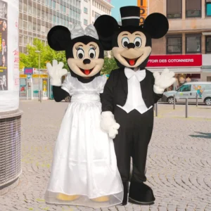 Mickey Minnie Mouse Mascot Costume Cartoon Advertising Birthday Party Events Adult Cosplay Costume Disney Holiday Halloween Gift - Image 5