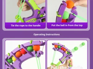 Montessori Throw Sport Slingshot Target Sticky Ball Dartboard Basketball Board Games Educational Children's Outdoor Game Toy