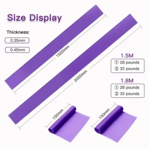 Get Fit with Natural Latex Rubber Yoga Pilates Resistance Bands - Start Your Exercise Routine Today! - Image 7