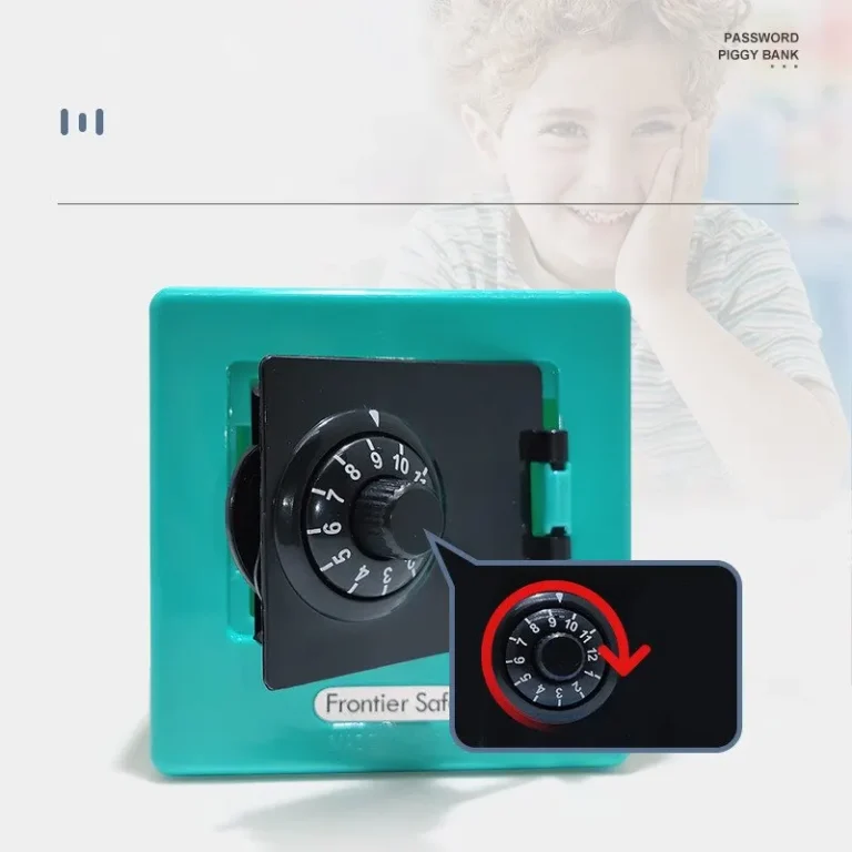 Mini Bank Money Box Retro Atm Rotating Password Cash Coins Saving Box Bank Safe Box Automatic Deposit Banknote Christmas Gift - Image 7