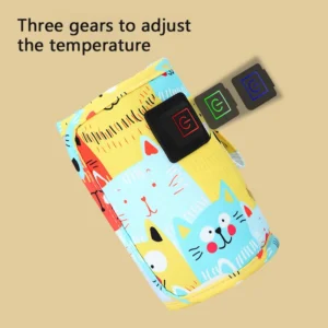 USB Milk Water Warmer, Travel Stroller Insulated Bag, Nursing Bottle Heater, Portable Bottle Feeding Warmer, Christmas, Hallowee - Image 3
