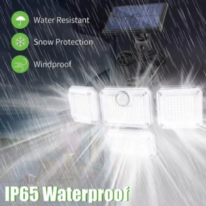 Solar Light Outdoor 122/333 LED Integrated Super Bright Motion Sensor Strong Power IP65 Waterproof 3 Working Modes Garden Wall - Image 4