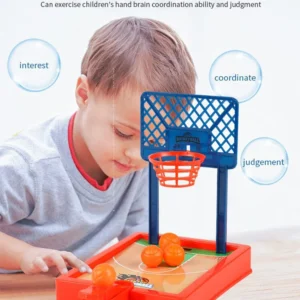 Mini basketball machine desktop portable travel or office game set, suitable for indoor or outdoor use. Fun toys Christmas gifts