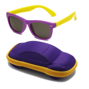 Classic Kids Silicone Sunglasses UV400 Eyewear for Boys Girls TR90 Goggles Children Sunglasses UV Protection Kids Eyewear - Image 3