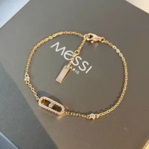 RAKOL 1: 1 Paper clip restoration AAA+ Zircon Bracelet For Women Fashion Simple Commuting Bracelet For Girls Party Jewelry Gift
