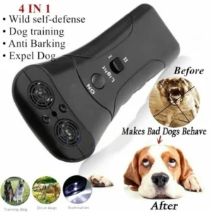 Ultrasonic Bark Arrester Anti Bark Device Ultrasonic Dog Barking Control Stop Repeller Trainer Tool for Pets Training Supplies - Image 3