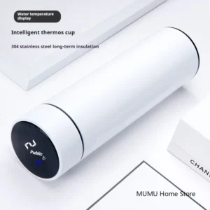 500ML Intelligent Temperature Thermos Bottle Stainless Steel Insulated Cup Portable Vacuum Flask Keeps Cold and Heat Thermal Mug - Image 5