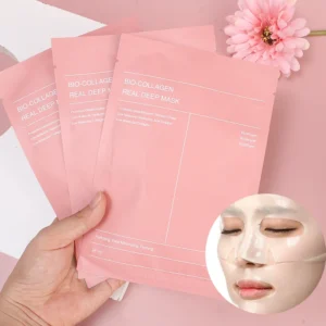 1/2/5/10Pcs Bio Collagen Face Mask Shrink Pores Deep Hydrating Moisturizing Split Mask Firming Nourish Brighten Facial Skin Care - Image 6