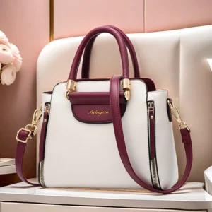 Women's bag 2025 new fashion women's bags hit color hand-held bag Europeand the United States all-match shoulder messenger bag - Image 4