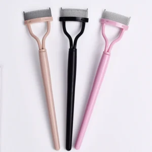 Eyelash Separator Metal Teeth Straight Eyelash Curler Beauty Makeup Stainless Eyelash Brush Comb Mascara Curl Makeup Tool - Image 5