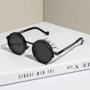 ND2-400 9 Level Adjustable Dimming Polarized Sunglasses Men Women Fishing Punk Round Glasses Driving Eyeglasses ND Filter - Image 6