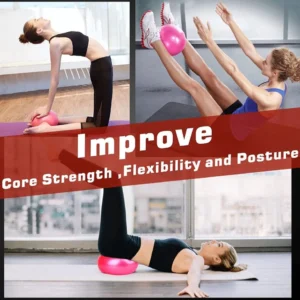 9 Inch Yoga Ball Mini Exercise Exercise Pilates Ball Sport Training Gym Anti Burst and Slip Resistant Balls Physical Therapy - Image 6