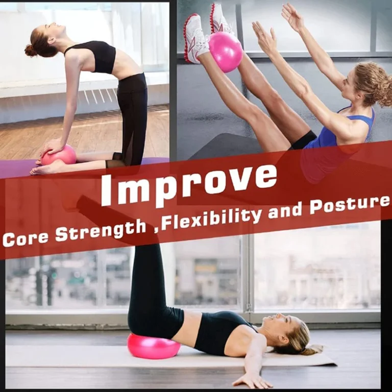 9 Inch Yoga Ball Mini Exercise Exercise Pilates Ball Sport Training Gym Anti Burst and Slip Resistant Balls Physical Therapy - Image 6