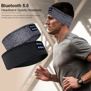 Fone Bluetooth Earphones Sports Sleeping Headband Elastic Wireless Headphones Music Eye Mask Wireless Bluetooth Headset Headband - Image 4