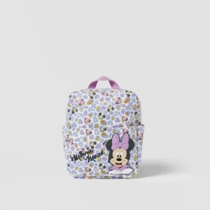 Disney New Cartoon Mickey Cute Backpack Women's Minnie Canvas School Bag Fashion Large Capacity Backpack Girls Mochila - Image 5