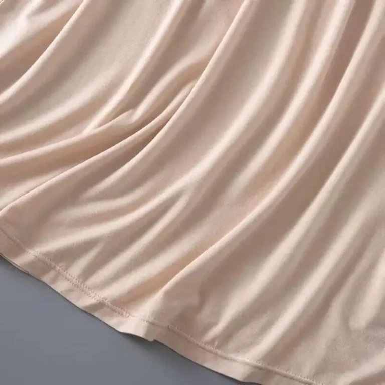 193D Elastic Waist Half Slips for Women Long Slip Under Dresses Invisible Underskirt - Image 6