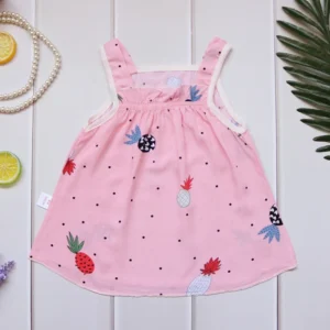 Summer Baby Dress 2Pcs Girls Fashion Infantile Sleeveless Dresses Set Cotton Children's Clothes Kids Clothing Princess Dress - Image 5