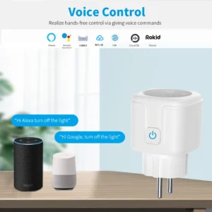 Smart Socket Adapter EU 16A/20A AC100-240V Wifi Smart Plug Power Outlet Alexa Google Home Voice Control Tuya Smart Life APP - Image 4