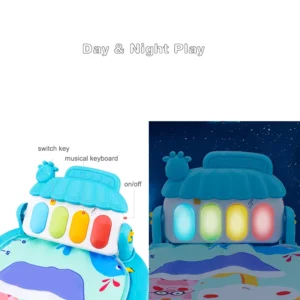 Musical Baby Activity Gym Rack Play Mat Kid Rug Puzzle Mat Carpet Piano Keyboard Infant Playmat Crawling Game Pad Baby Toy Gift - Image 5