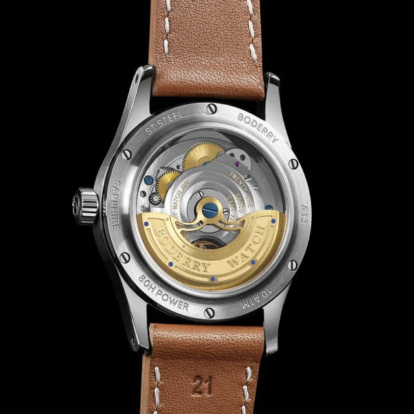 Boderry HOU Vintage Automatic Watch 100M Waterproof Business Mechanical Watches Birthday Gift For Men Boyfriend Husband - Image 5